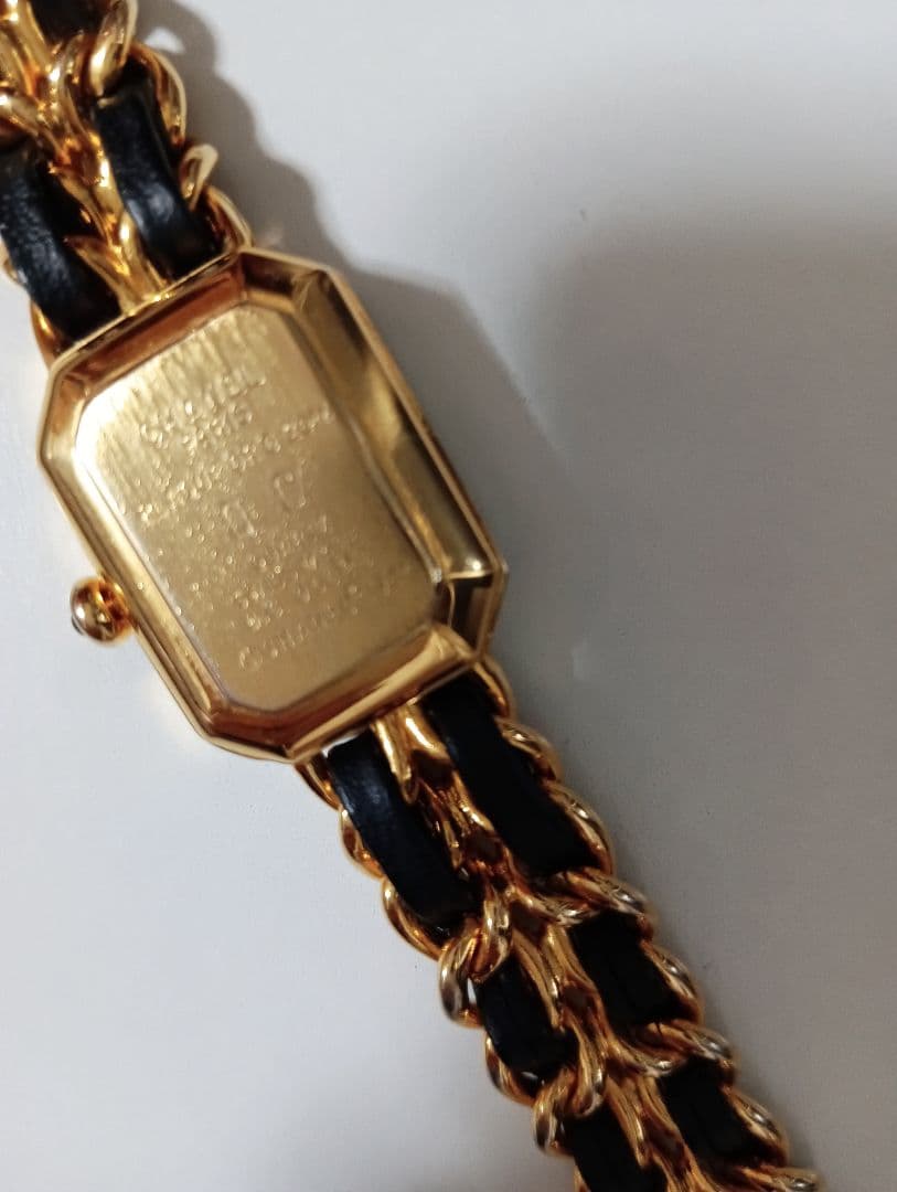 CHANEL ゴールド ブラック アナログ時計［ぬしこ］