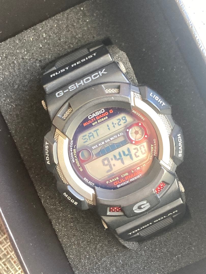 【美品】CASIO G-SHOCK G-9110ガルフマン【電波ソーラー】