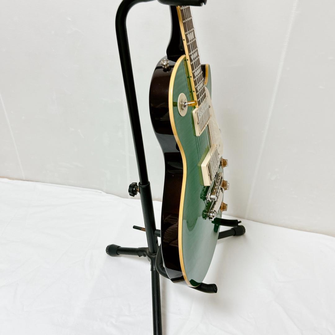 美品 Burny バーニー Lespaul Custom レスポール グリーン