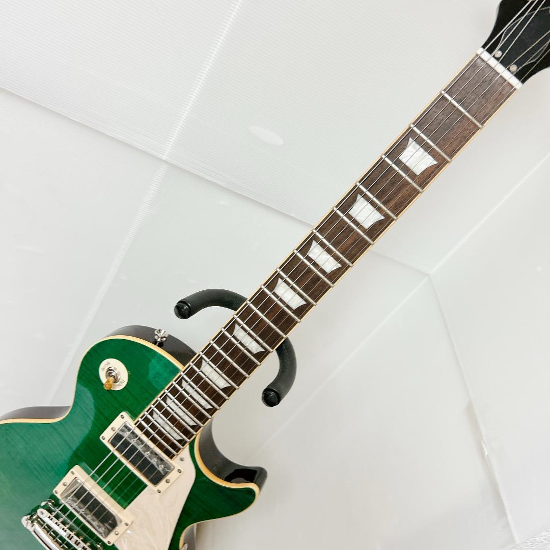 美品 Burny バーニー Lespaul Custom レスポール グリーン