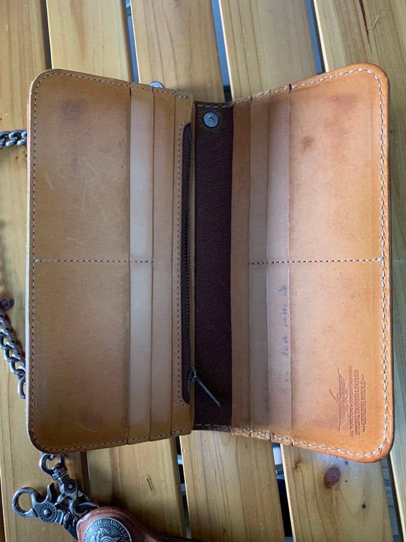 美品FUNNY バイカーズウォレット　ウォレットチェーン付