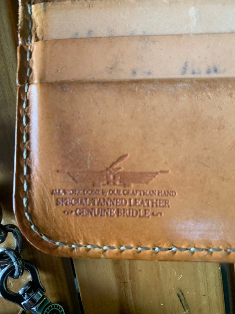 美品FUNNY バイカーズウォレット　ウォレットチェーン付