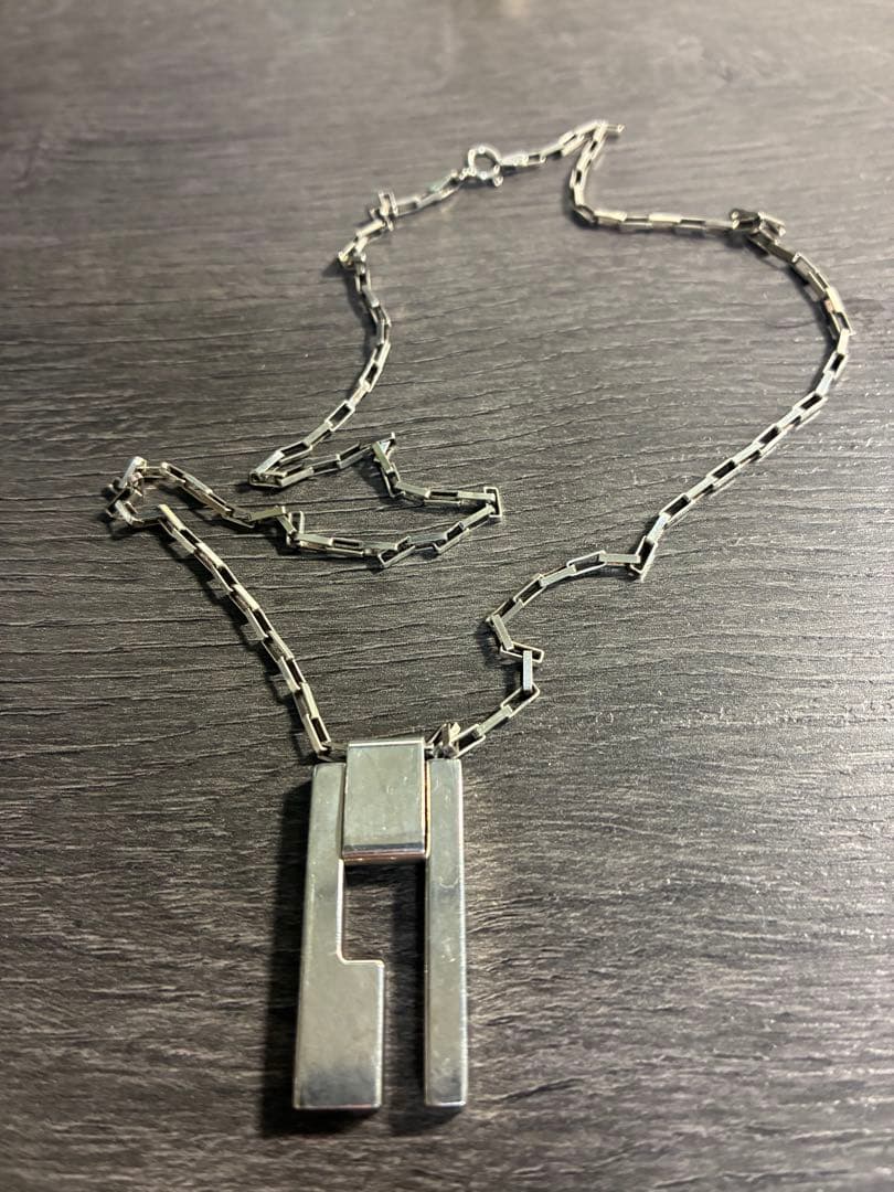 GUCCI グッチ シルバーネックレス チェーンネックレス メンズ