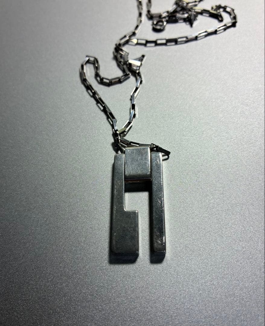 GUCCI グッチ シルバーネックレス チェーンネックレス メンズ