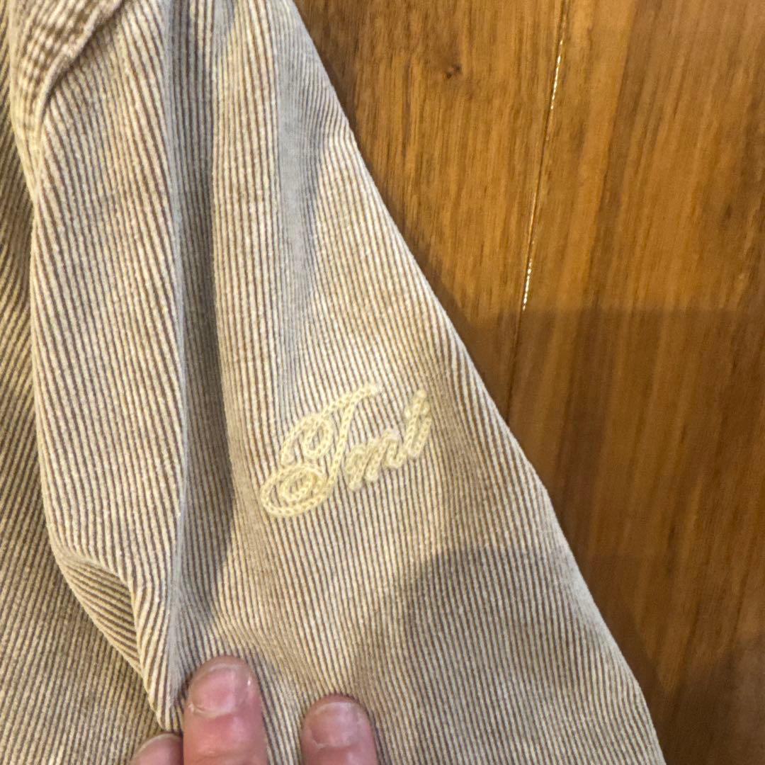 【希少/Lサイズ】TMT コーデュロイ 西海岸スタイル ジャケット ベージュ