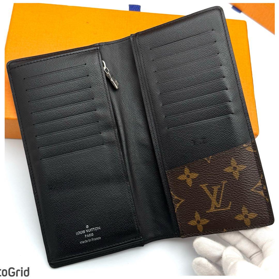 ルイヴィトン モノグラムマカサー ポルトフォイユブラザ 長財布