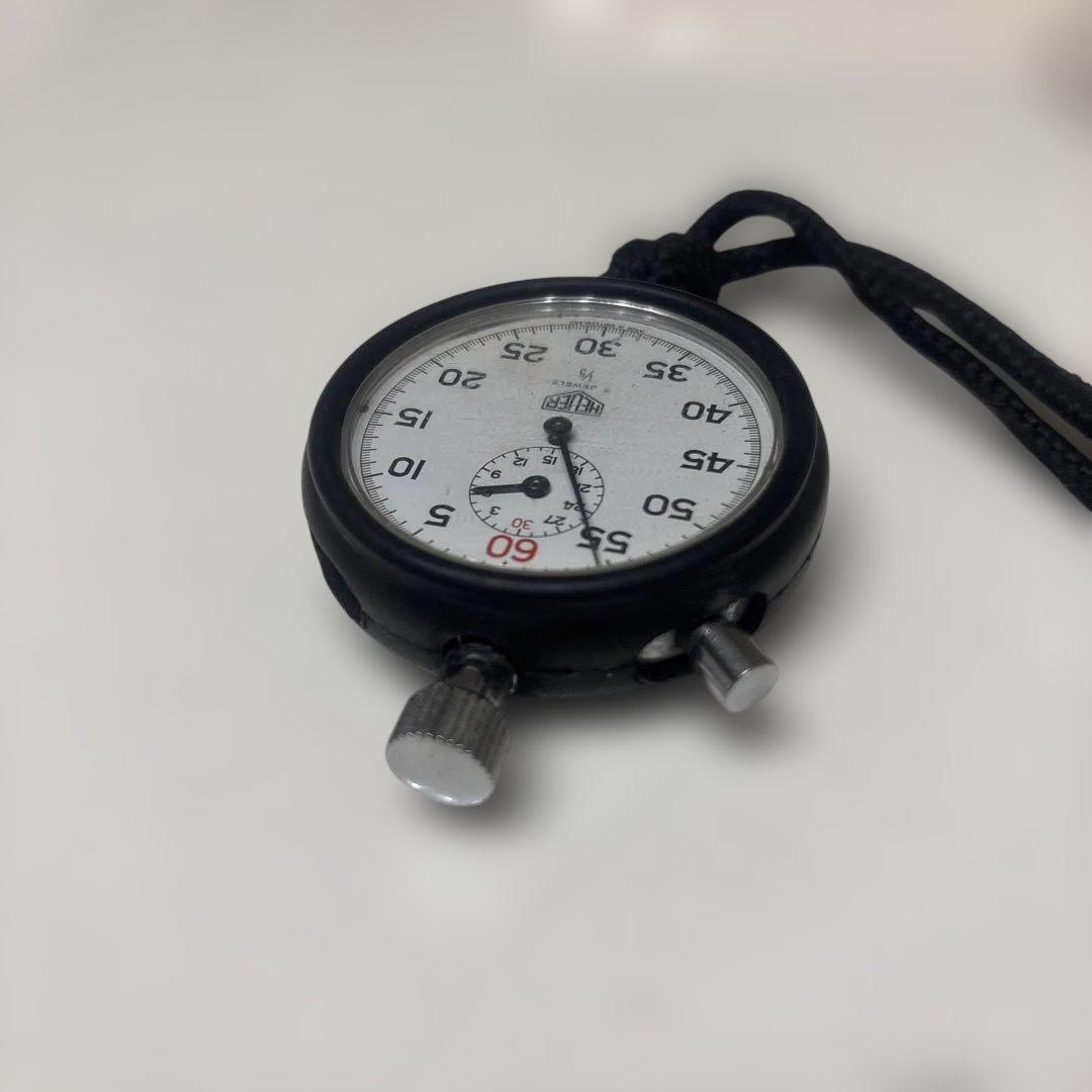 TAG Heuer ストップウォッチ 7JEWELS 手巻き