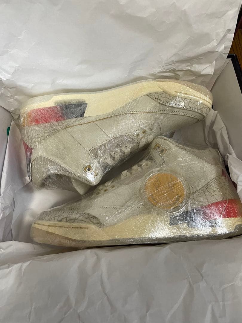 新品未使用 J・バルヴィン × ナイキ エアジョーダン3 レトロSP サンセット