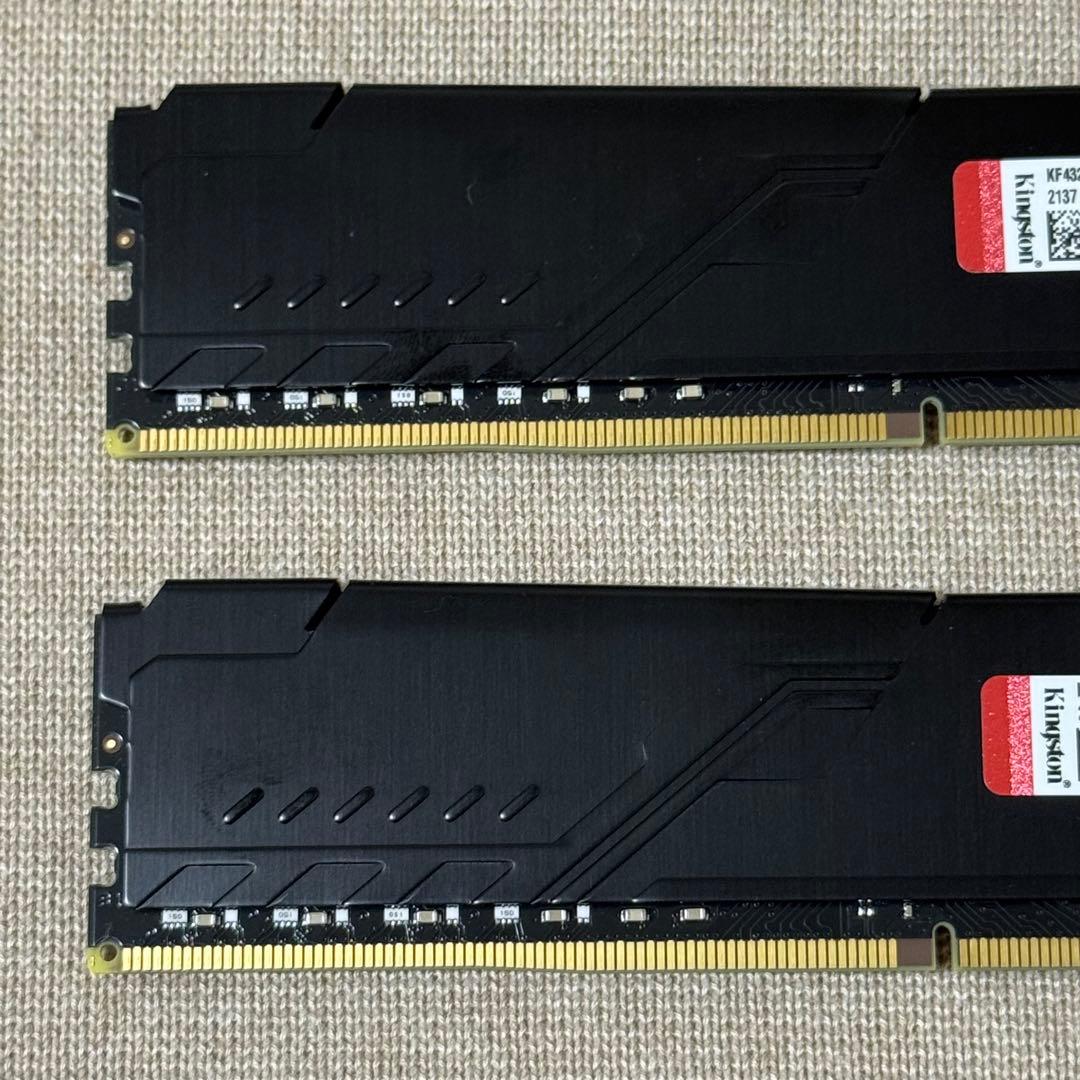 Kingston DDR4-3200 32GB (16GB×2) 動作確認済