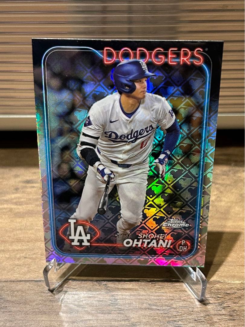 激レア　大谷翔平　ロゴリフラクター　topps 2024 MLB ドジャース