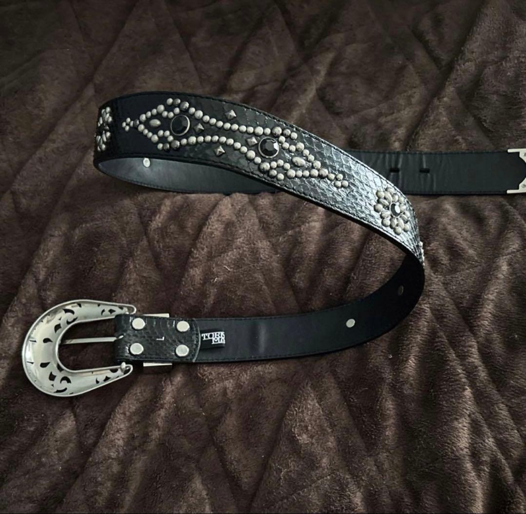 tornado mart トルネードマートスタッズ　黒ベルト