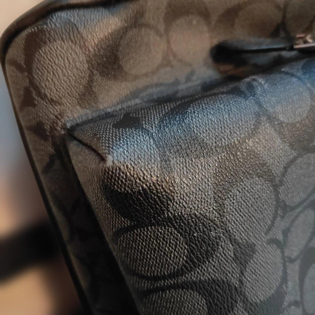 コーチ　リュック シグネチャー バックパック PVC レザー