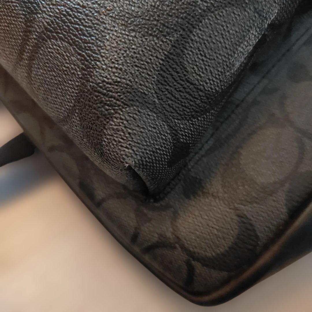 コーチ　リュック シグネチャー バックパック PVC レザー