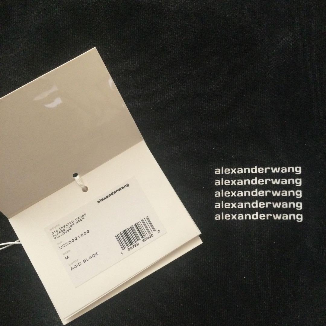 専用【正規品】alexanderwang 黒 ハイネック　スウェット
