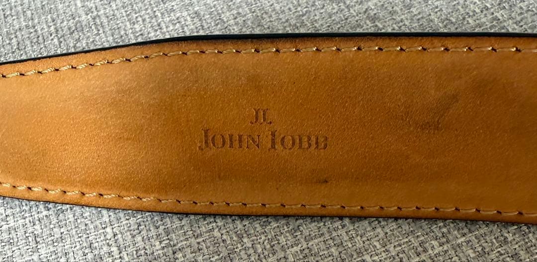 JOHN LOBB ジョンロブ レザーベルト Square022 サイズ80