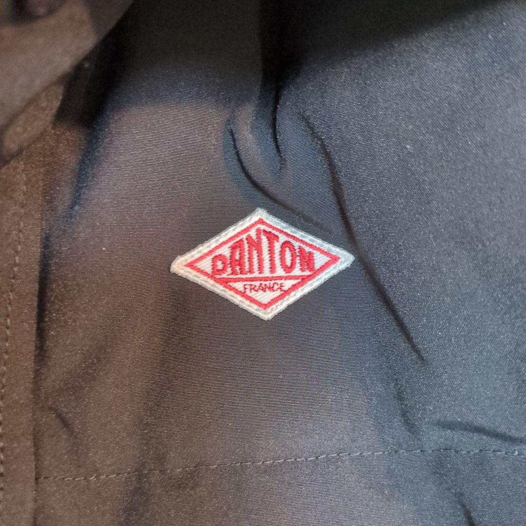 【極美品】ダントン ダウンコート ダウンジャケット 黒 リアルファー