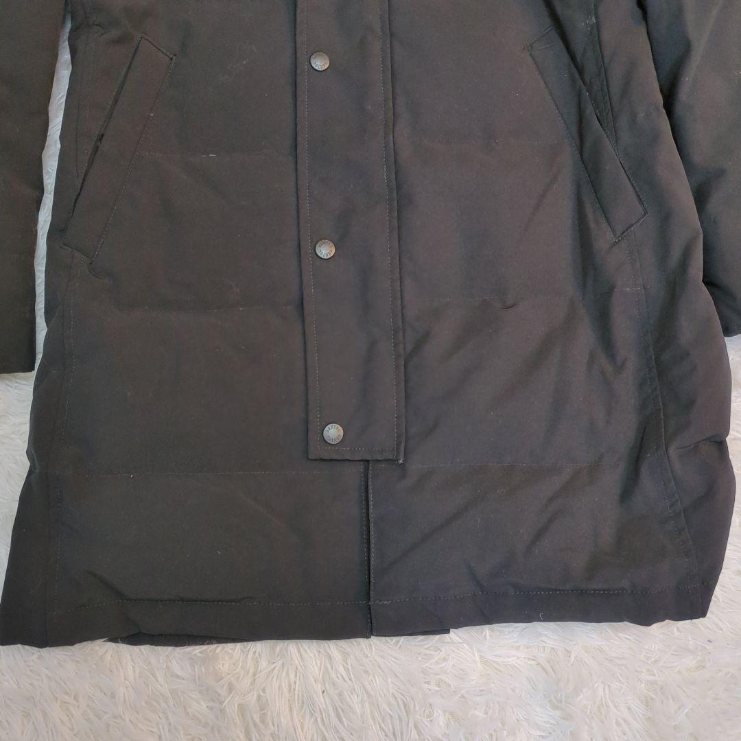 【極美品】ダントン ダウンコート ダウンジャケット 黒 リアルファー