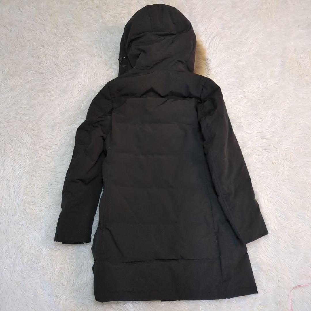 【極美品】ダントン ダウンコート ダウンジャケット 黒 リアルファー