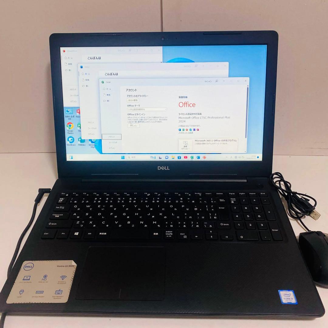 T6 DellノートパソコンSSD第7世代 WEBカメラ Windows11