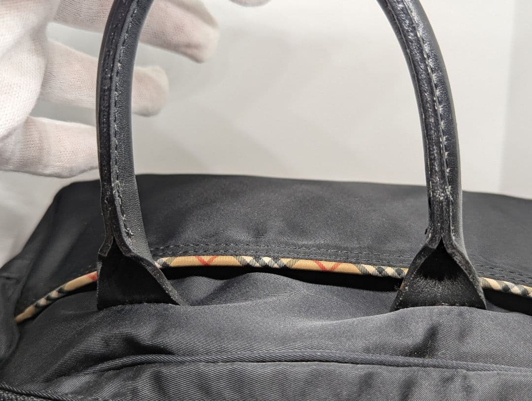 ✨希少廃盤✨バーバリー ノバチェック ミニボストン ハンドバッグ ポーチ