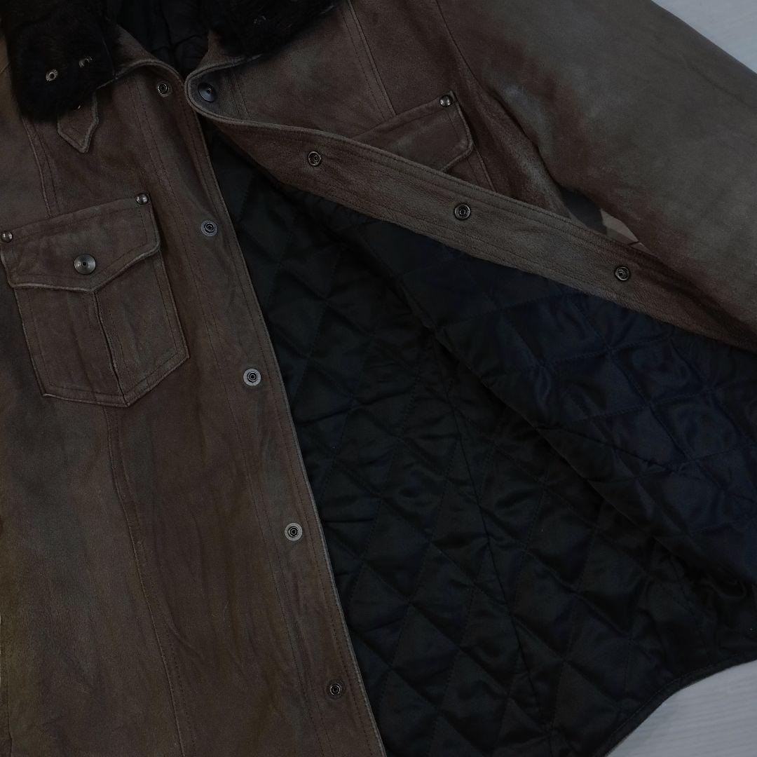 5351ファーレザージャケットarchive gimmick lgb 14th