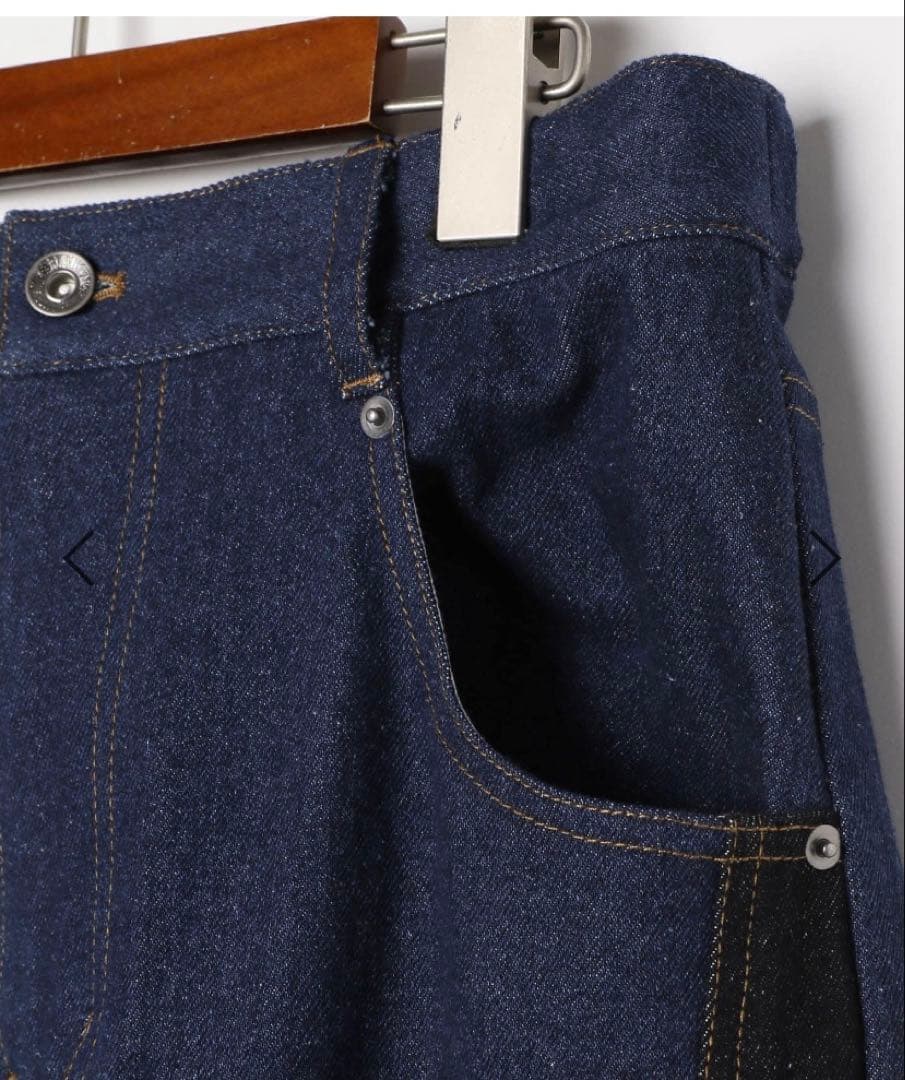 ニコアンド　【be with M】 Misayo デニムパンツ　インディゴ　S