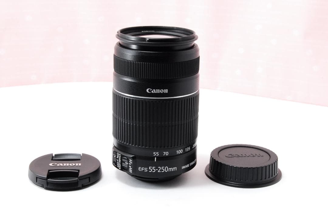 〓美品〓キヤノン EF-S 55-250mm F4-5.6 IS Ⅱ 望遠レンズ