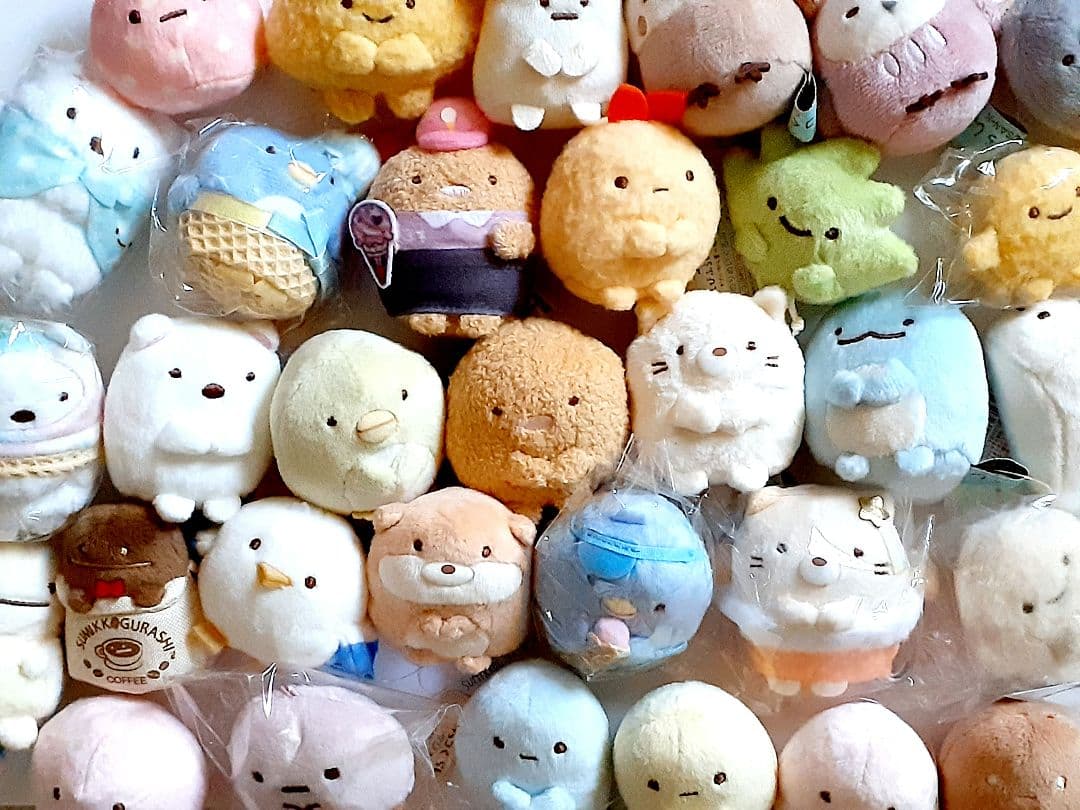 すみっコぐらし　てのりぬいぐるみ50点まとめ売り