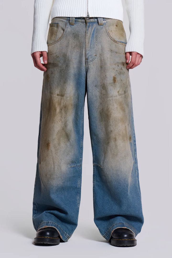 パンツ Jaded London MUD WASH COLOSSUS JEANS