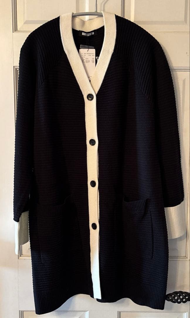 新品タグ付き　マリークワント　ロングカーディガン