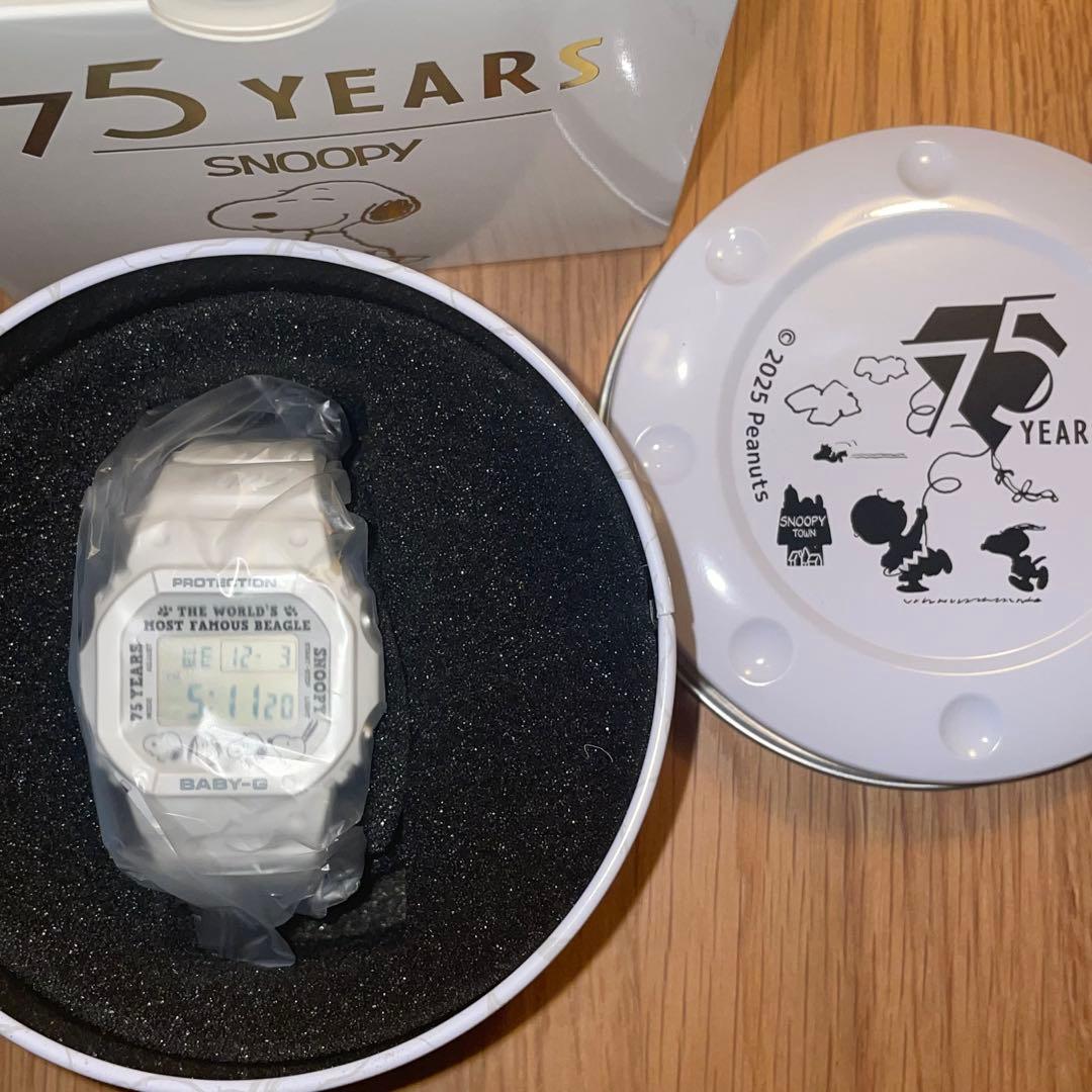 スヌーピー　Baby-G 限定　時計 PEANUT　Snoopy　新品 75周年