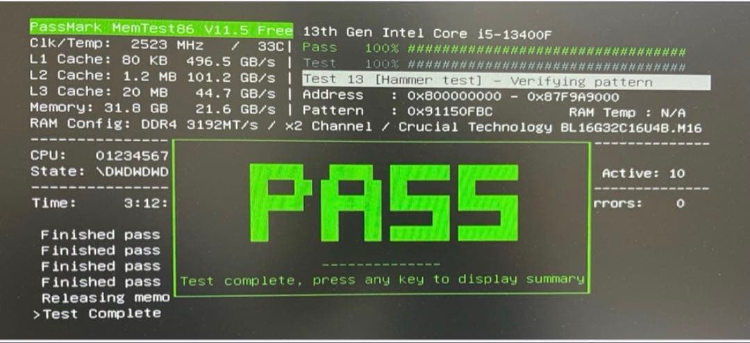 DDR4 3200 32GB (2×16GB)crucial ballistix