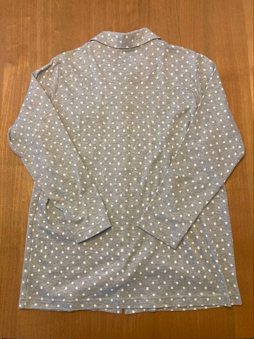 【新品タグ付き】マタノアツコ　パジャマ　グレー水玉　Ｍサイズ