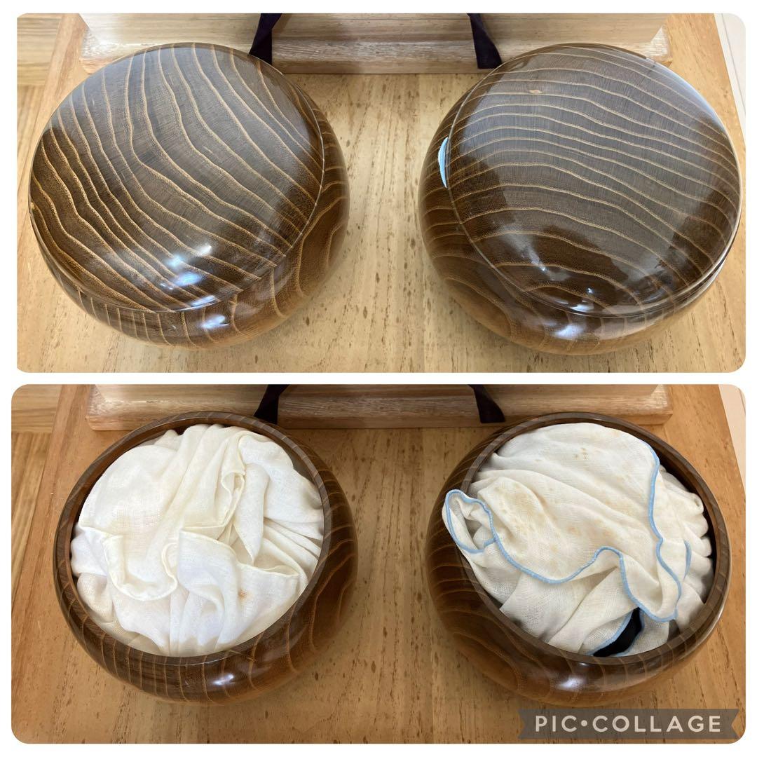 ◉本榧◉碁盤◉碁笥 碁石 本蛤◉一式◉