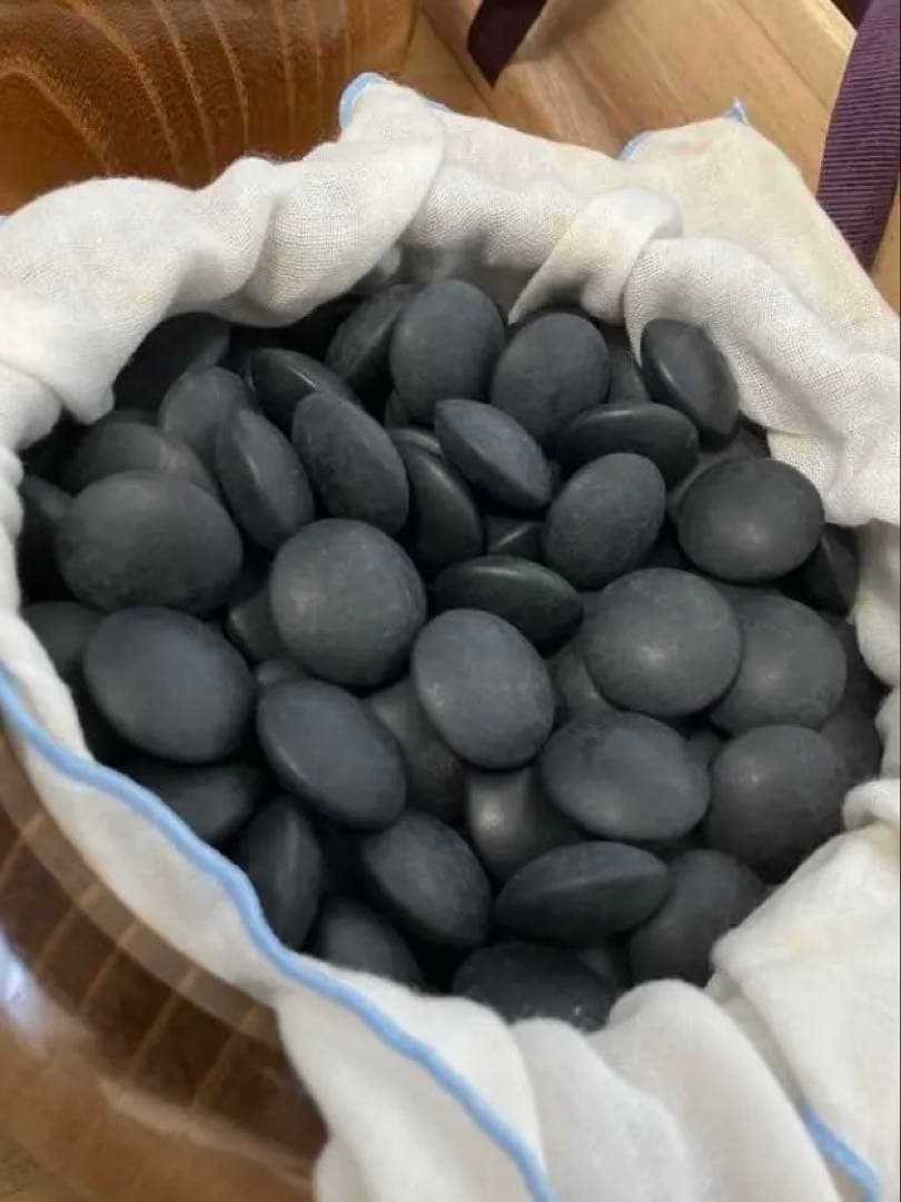 ◉本榧◉碁盤◉碁笥 碁石 本蛤◉一式◉