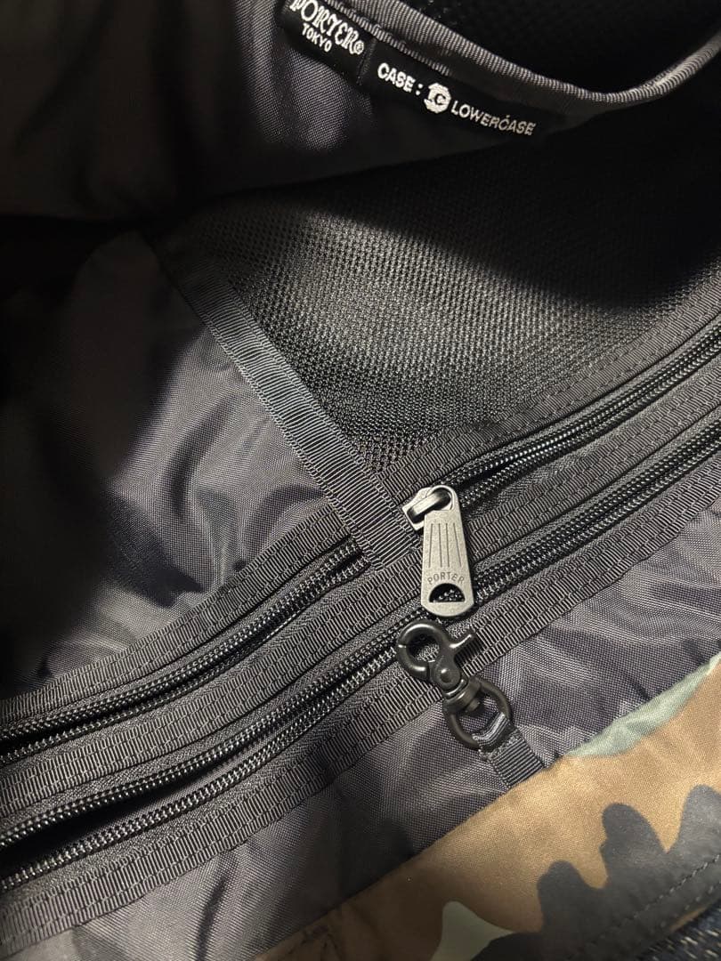 【未使用】LOWERCASE×PORTER×EDIFICE トートバッグ 迷彩