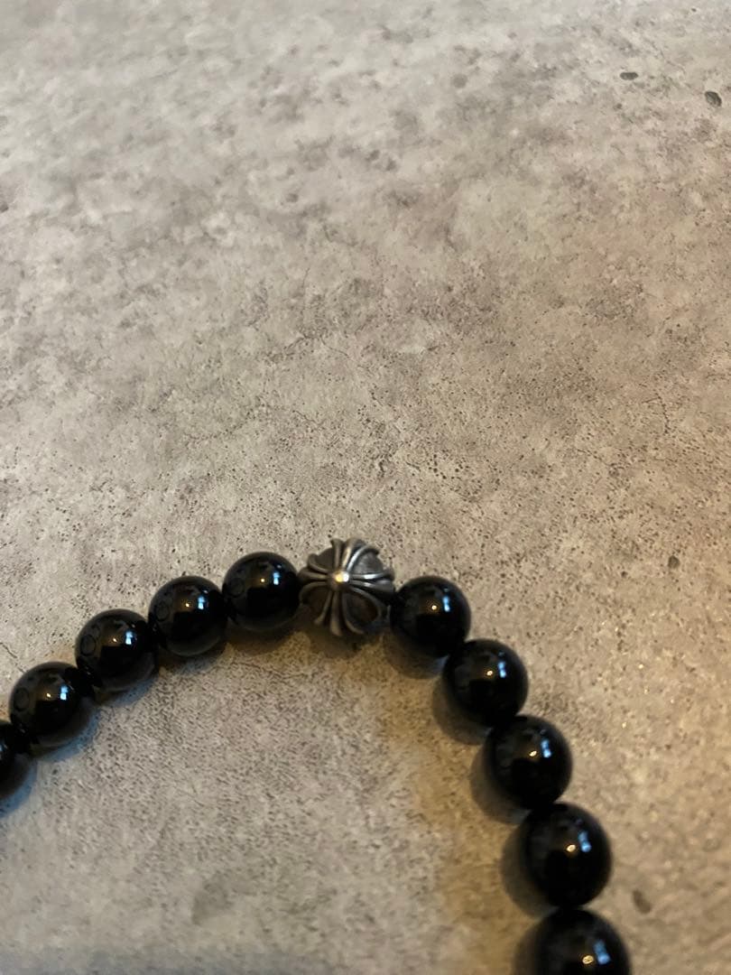 アクセサリー CHROME HEARTS 1 SILVER BEADS BRACELET