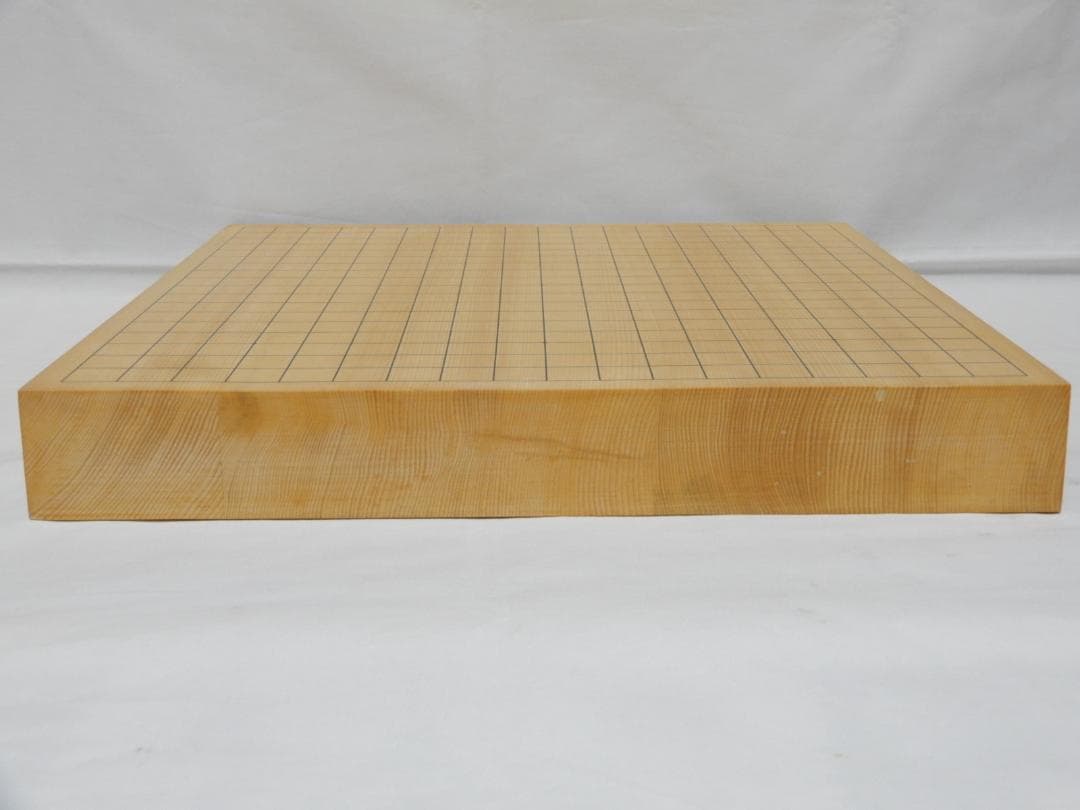 本榧卓上碁盤（３枚/ハギ盤）　1寸8分　未使用