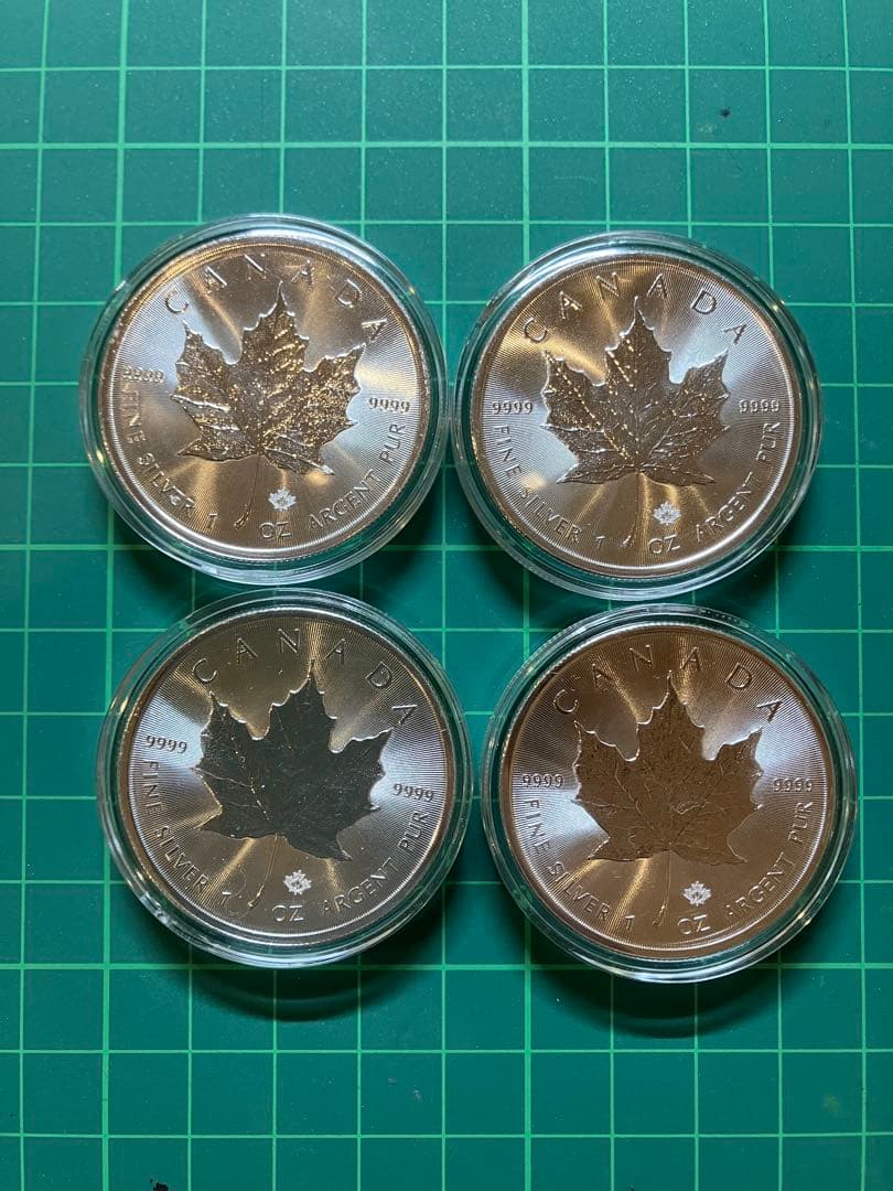 カナダ 1オンス 銀貨 メイプルリーフ