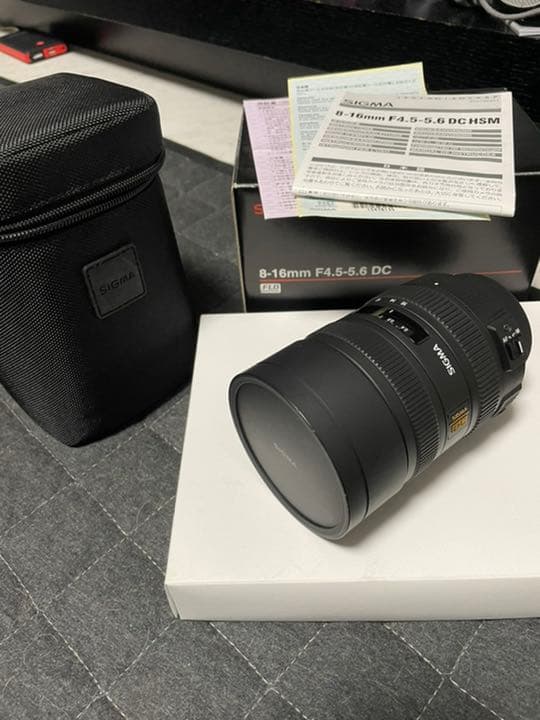 シグマ/ニコン 8-16mm f4.5-5.6 DC HSM（美品、付属品完備）