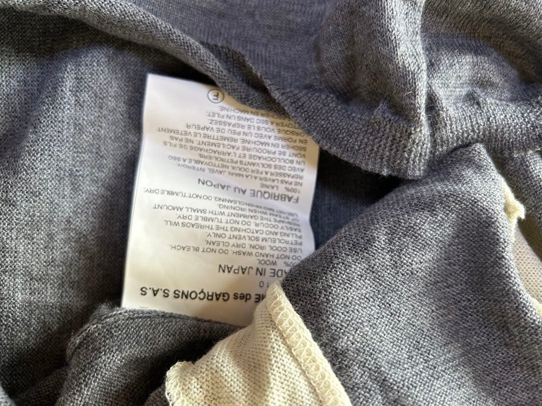 コムデギャルソンギャルソンシャツニット