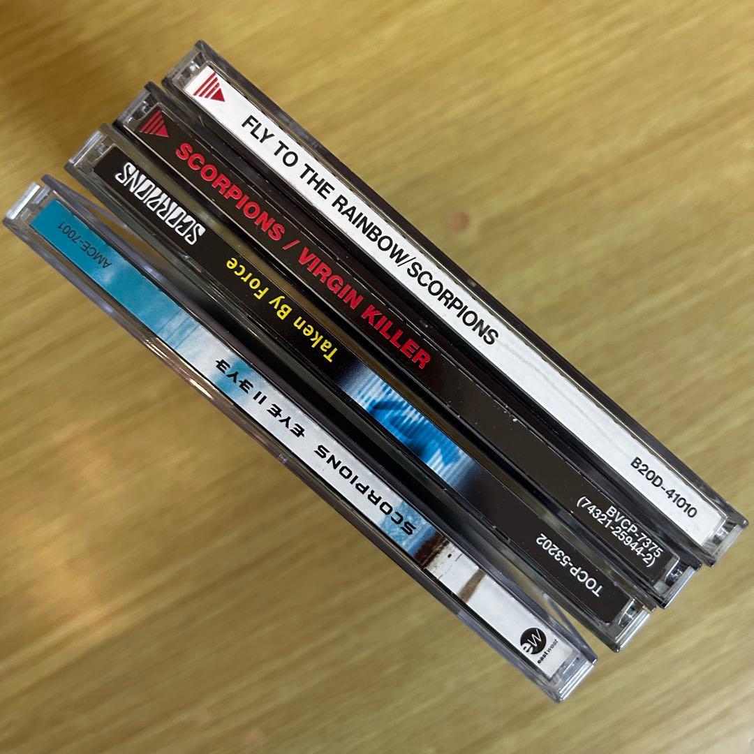 スコーピオンズ SCORPIONS 日本盤帯付CD4枚セット