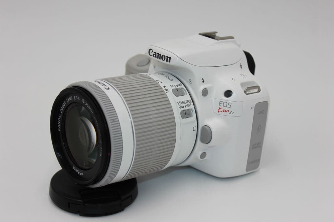 希少✨canon eos kist x7 ホワイトボディ　レンズセット
