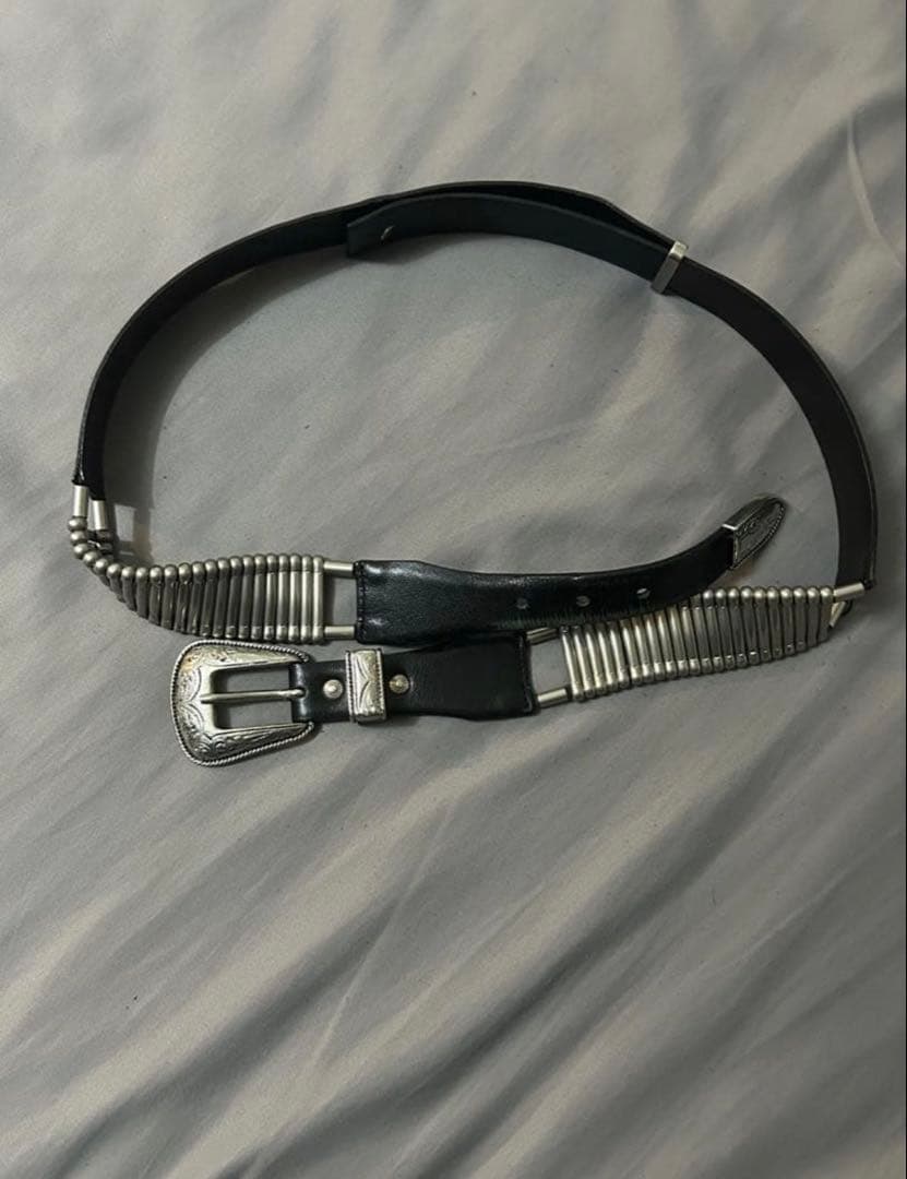トーガ プルラ TOGA PULLA レザー メタル ベルト
