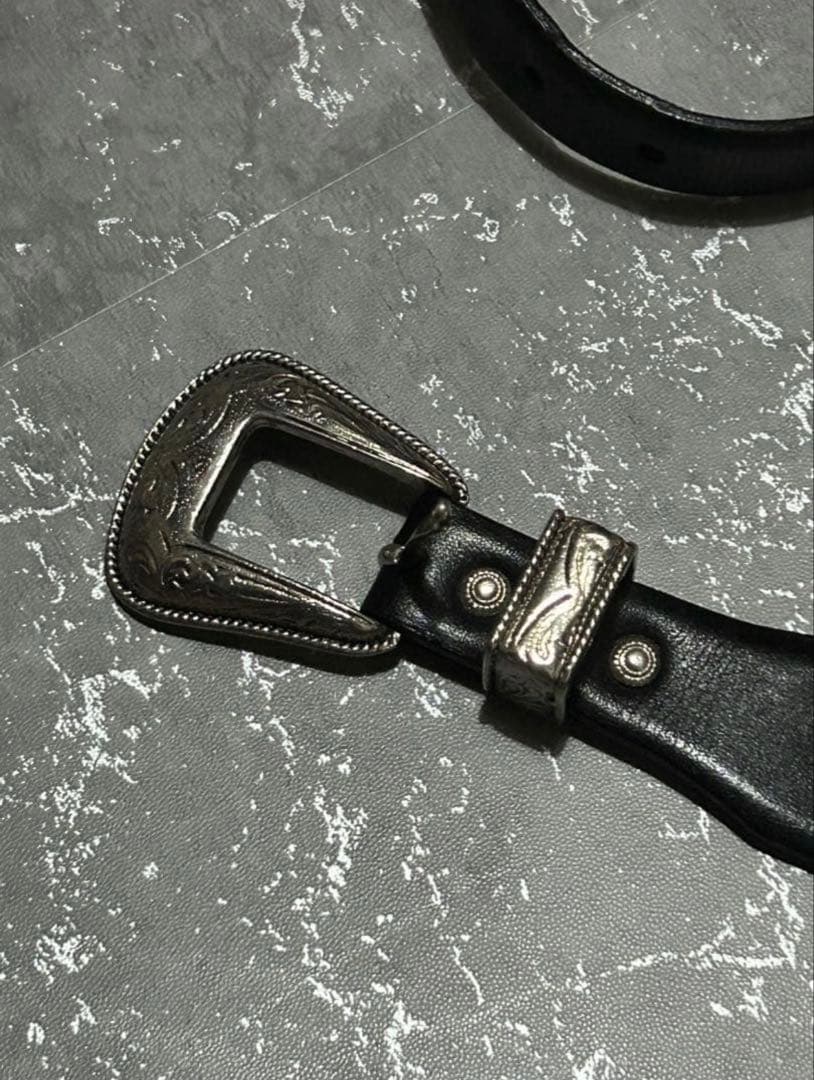 トーガ プルラ TOGA PULLA レザー メタル ベルト