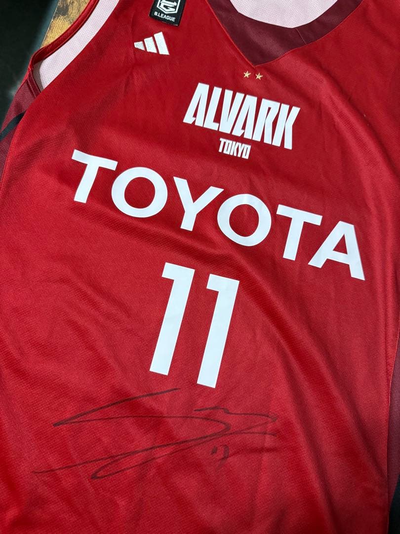 ALVARK TOKYO 23-24 実着用ユニフォーム上下セット サイズ選手