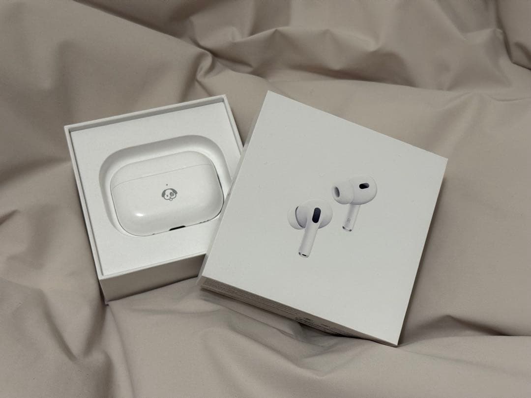 AirPods Pro 2 (Type-C)犬の彫刻付き