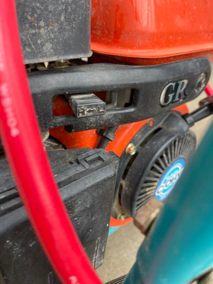 ＜中古未整備現状品＞　高圧洗浄機本体 ガソリンエンジン（クボタ）