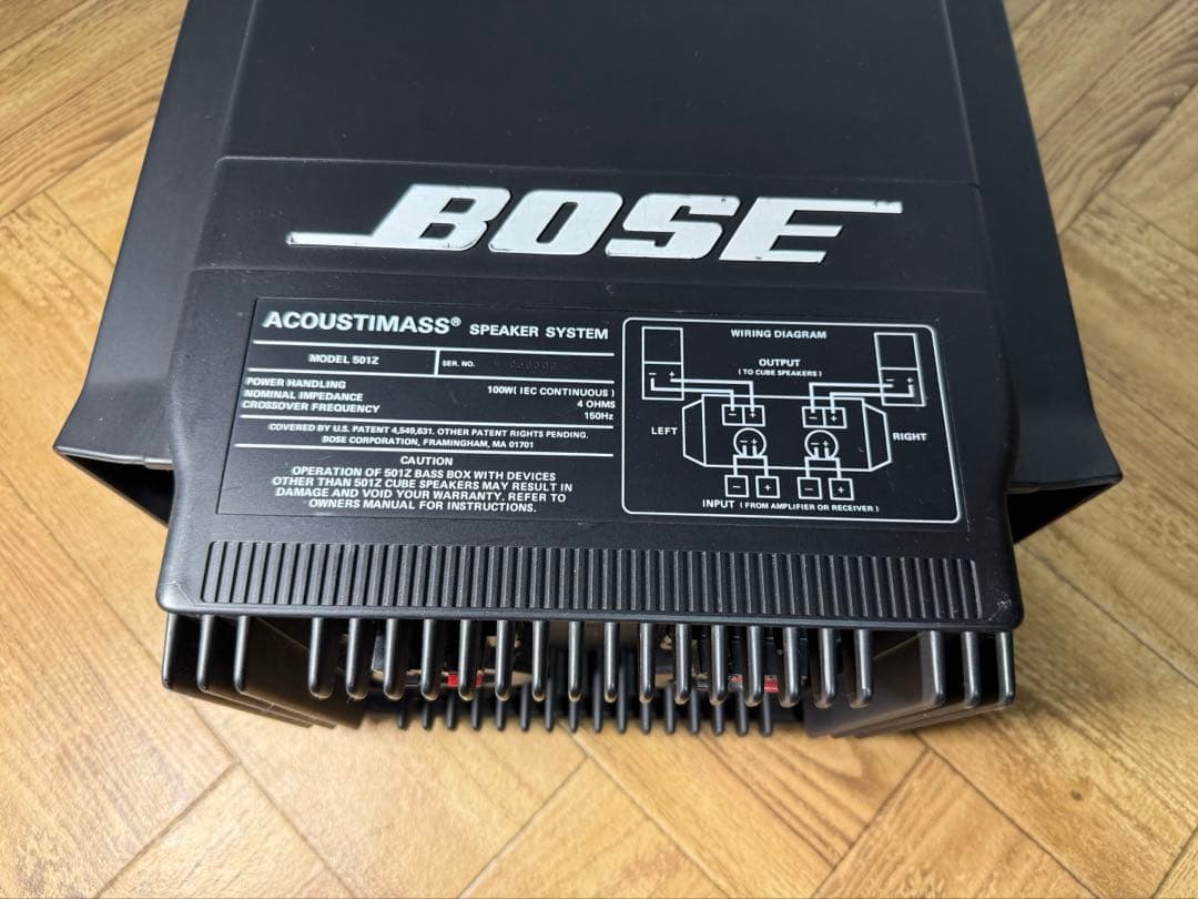◎動作品◎BOSE◎パッシブウーファー◎ウーハー◎スピーカーシステム◎501Z◎