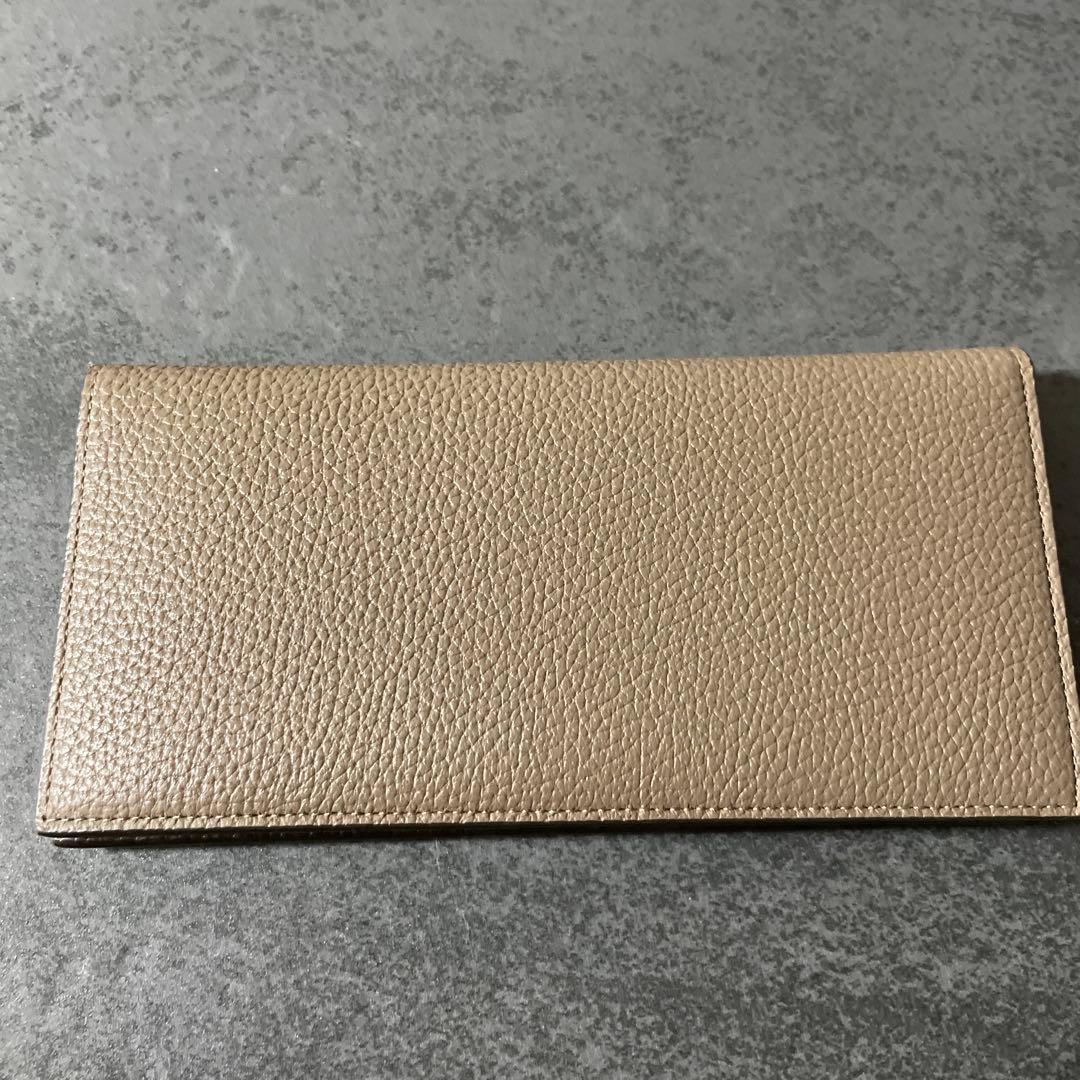 ボナベンチュラ　長財布　エトープ　シュリンクレザー　小銭入れなし　シンプル